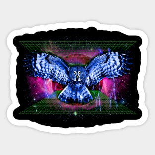 Owl Up In Yo Grill Sticker